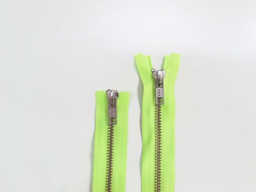 Great value 102cm Open End 2 Slider Zip- Lime Green #TRW74 available to order online Australia