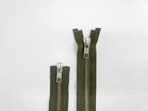 Great value 102cm Open End 2 Slider Zip- Khaki Green #TRW76 available to order online Australia