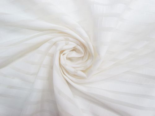 Great value Self Stripe Chiffon- Cockatoo White #8957 available to order online Australia