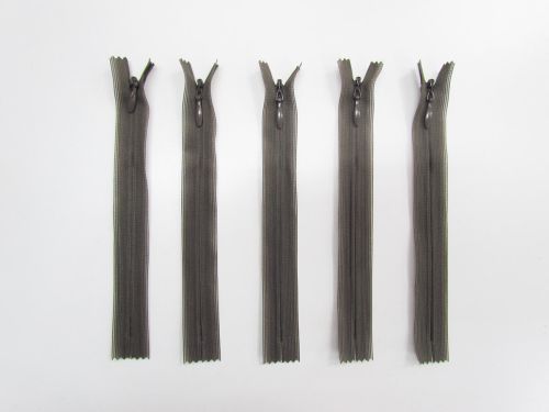 Great value 15cm Ash Brown- Invisible Zipper Bundle #TRW116-5 Pack available to order online Australia