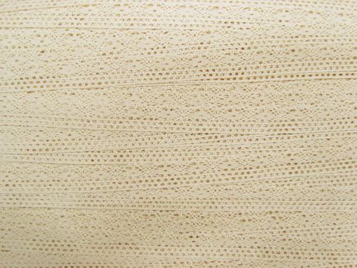 Great value 14mm Dainty Spots Cotton Lace Trim- Natural #T116 available to order online Australia