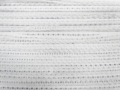 Great value 8mm Rising Sun Lace Trim- White #T121 available to order online Australia