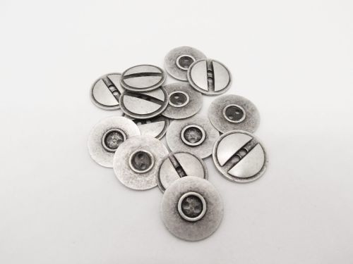 Great value 22mm Button- FB432 Silver available to order online Australia