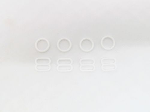 Great value 8mm Lingerie Strap Kit- White- 8pcs- RW665 available to order online Australia