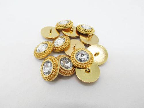 Great value 22mm Button- FB581 Gold available to order online Australia