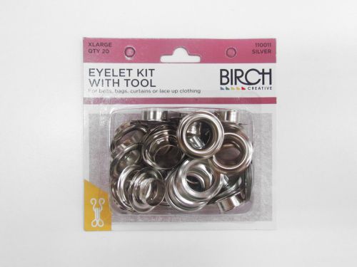 Great value Eyelets XLarge Silver- 20pk available to order online Australia