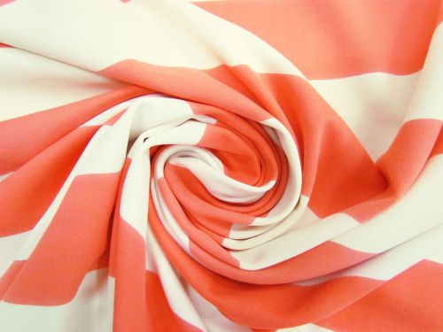 Great value *Seconds* Peaches And Cream Stripe Matte Spandex #10180 available to order online Australia