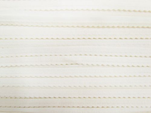 Great value *Seconds* 8mm Scallop Lingerie Elastic- Cream #T294 available to order online Australia