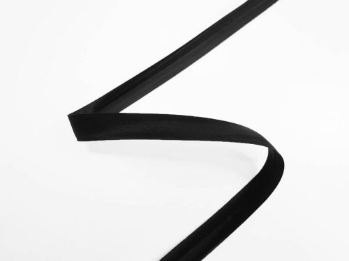 Great value 12mm Satin Bias Binding- Black #T388 available to order online Australia