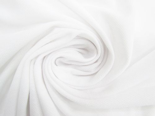 Great value Cotton Blend Pique Knit- Cool White #10617 available to order online Australia