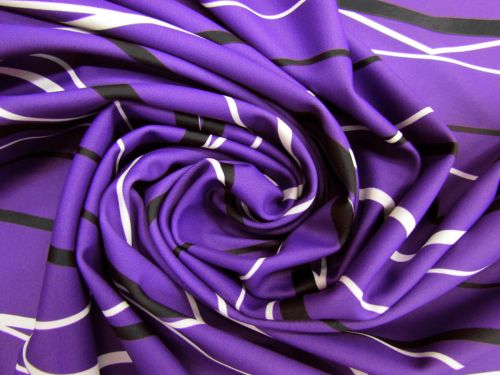 Great value 1m Mini Roll Remnant- Laser Lights Matte Spandex- Vegas Purple #10709 available to order online Australia