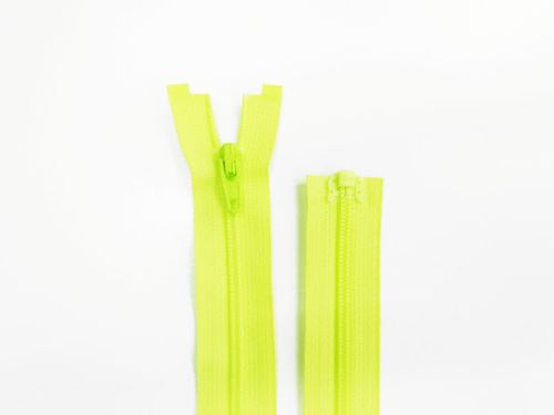 Great value 30cm YKK Open End No. 3 Zip- Neon Green #TRW157 available to order online Australia