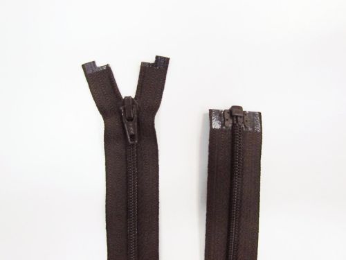 Great value 40cm YKK Open End No. 3 Zip- Deep Brown #TRW187 available to order online Australia