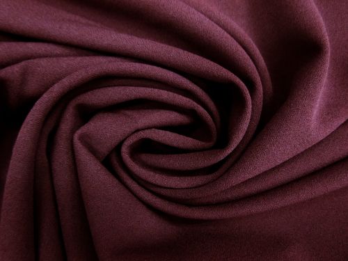 Great value Scuba Crepe- Plum Burgundy #11028 available to order online Australia