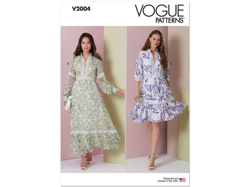 Great value Vogue Pattern V2004 MISSES' DRESS IN TWO LENGTHS- Size B5(8-10-12-14-16) available to order online Australia