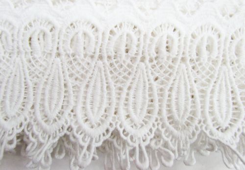 Great value 27.4m Roll of 11cm Fleur Cotton Lace Edge Trim #280 available to order online Australia