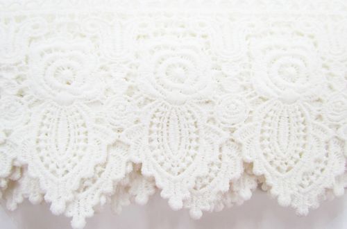Great value 25m Roll of 11cm Rosanna Lace edge Trim #291 available to order online Australia