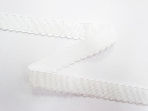 Great value 50m Roll of 20mm Lingerie Elastic- Bright White #222 available to order online Australia