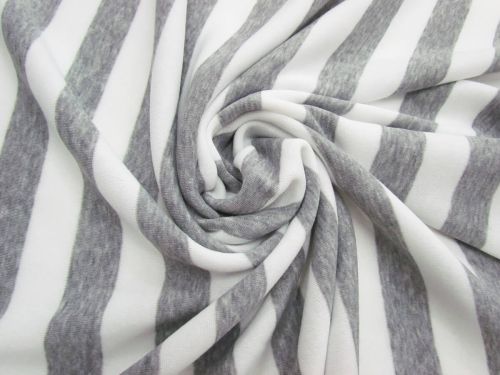 Great value 20m Roll of Striped Fleece- Light Grey #5065 available to order online Australia