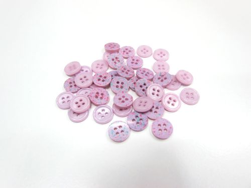 Great value 12mm Button- FB641 Lavender Confetti available to order online Australia