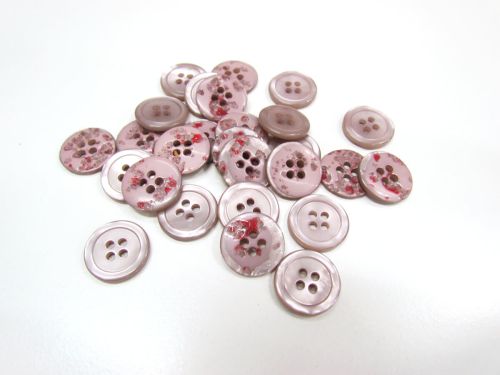 Great value 18mm Button- FB643 Mottled Mauve available to order online Australia