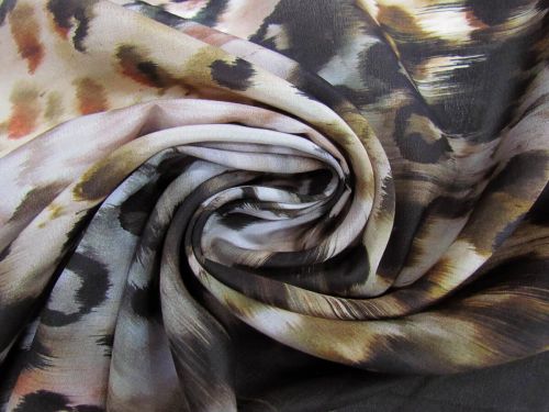 Great value Leopard Dreamscape Silk Crepe De Chine #11353 available to order online Australia