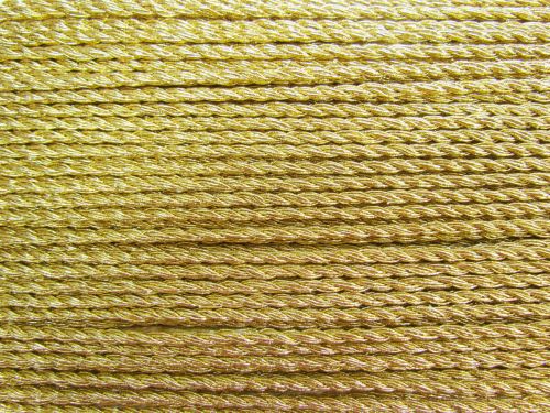 Great value 4mm Metallic Twisted Cord Trim- Metallic Gold #T508 available to order online Australia