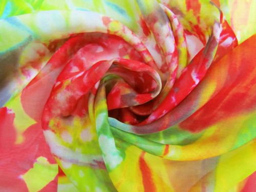 Great value *Seconds* Springtime Blooms Silk Chiffon #11491 available to order online Australia