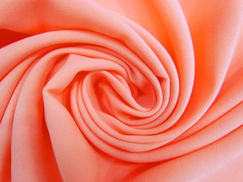 Great value Satin Back Crepe- Salmon Pink #12026 available to order online Australia