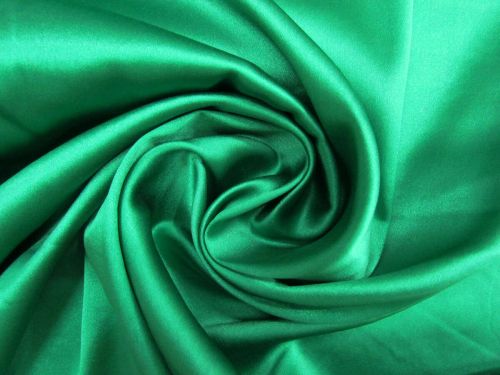 Great value Stretch Silk Satin- Radiant Green #11588 available to order online Australia