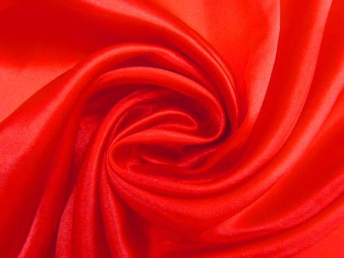 Great value Silk Charmeuse Satin- Poppy Red #11590 available to order online Australia