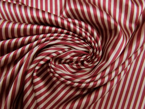 Great value Antique Stripe Stretch Satin- Red #11646 available to order online Australia