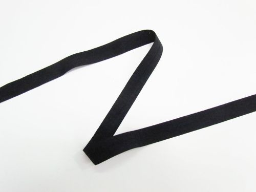 Great value 16mm Lightweight Fold Over Elastic- Black #T556 available to order online Australia