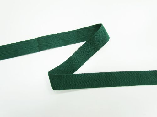 Great value 25mm Cotton Herringbone Tape- Bottle Green #T562 available to order online Australia