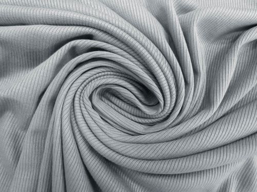 Great value 2x2 Viscose Rib Jersey- Arctic Grey #11829 available to order online Australia