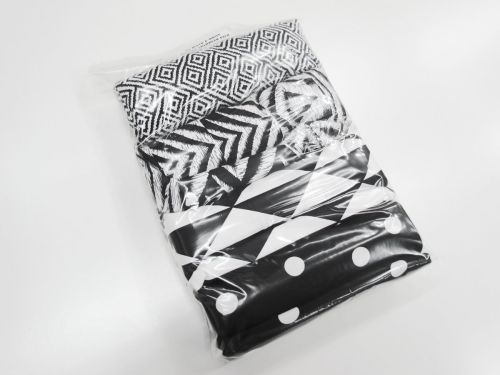 Great value Printed Swimwear Pack- Monochrome- 4 x 75cm Pieces available to order online Australia