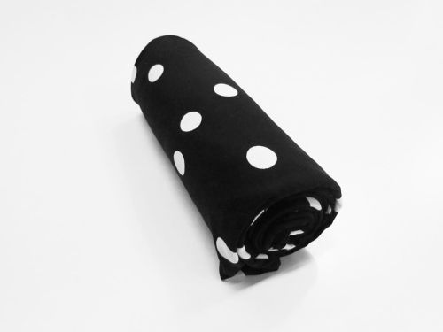 Great value 1m Mini Roll Remnant- Confetti Dot Lightweight Spandex available to order online Australia