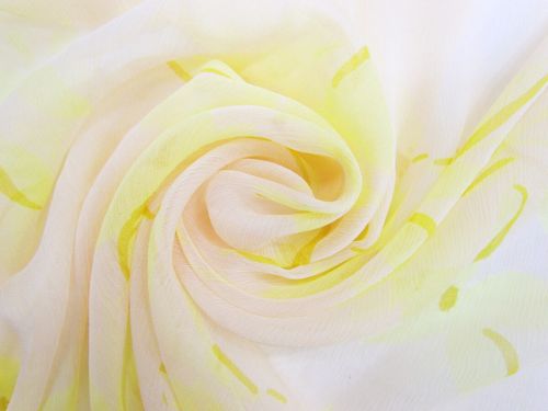 Great value Lemon Blossom Viscose Yoryu Chiffon #11919 available to order online Australia