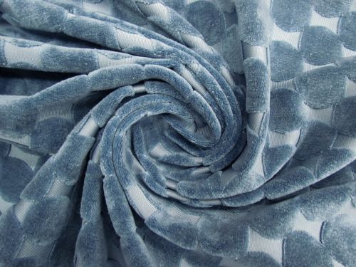 Great value Velveteen Spot Furnishing- Dusk Blue #11950 available to order online Australia