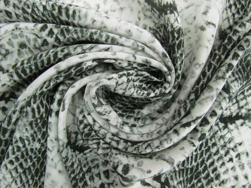 Great value Cobblestone Snakeskin Silk Crepe De Chine #11996 available to order online Australia