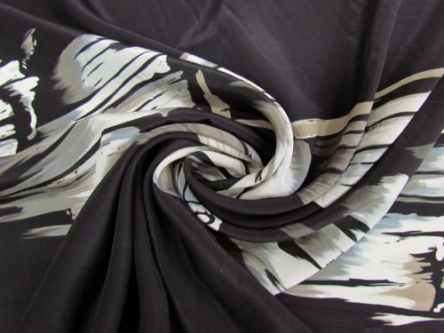 Great value 85cm Panel- Avalanche Silk Crepe De Chine #11999 available to order online Australia