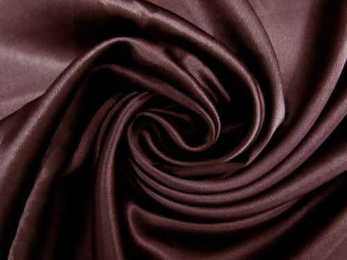 Great value Silk Charmeuse Satin- Raisin Brown #12001 available to order online Australia