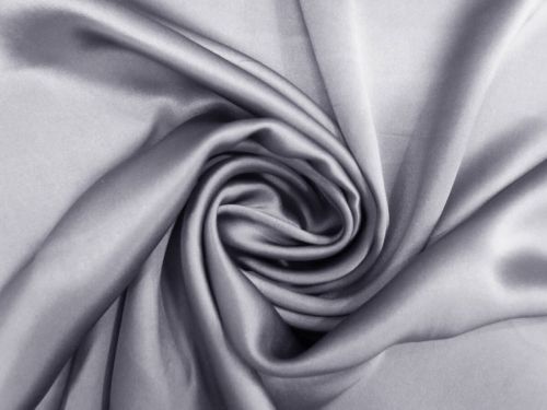 Great value Silk Satin Charmeuse- Wolf Grey #12005 available to order online Australia