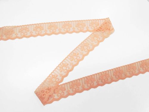 Great value 30mm Olivia Lace Trim- Peachy Orange #T583 available to order online Australia