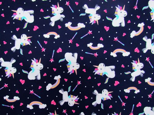 Great value Unicorn Magic Cotton- Navy #PW1478 available to order online Australia