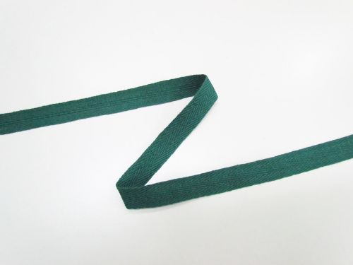 Great value 15mm Cotton Herringbone Tape- Dark Jade #T595 available to order online Australia