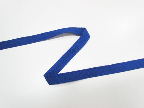 Great value 15mm Cotton Herringbone Tape- Cobalt Blue #T596 available to order online Australia