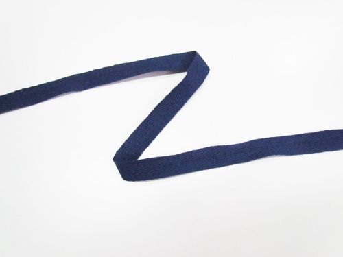 Great value 15mm Cotton Herringbone Tape- Navy Blue #T597 available to order online Australia