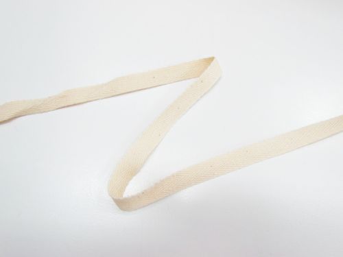 Great value 12mm Cotton Herringbone Tape- Natural Cream #T599 available to order online Australia