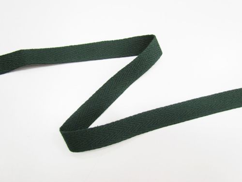 Great value 20mm Cotton Herringbone Tape- Forest Green #T602 available to order online Australia